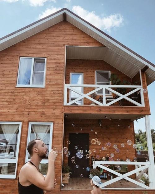 Атмосферный загородный дом. 09