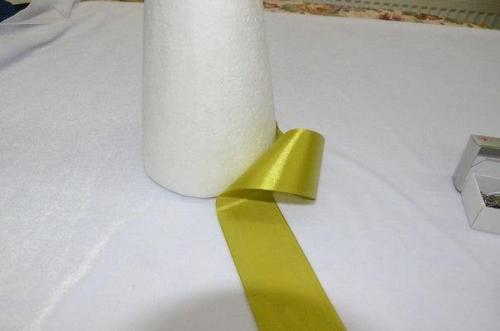 Ёлочка из атласной ленты. 02