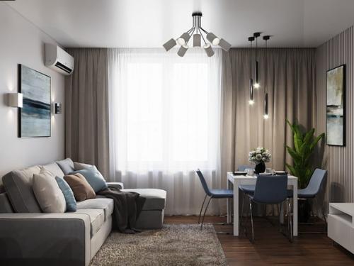 Как вам такая кухня, совмещенная с гостиной? 05