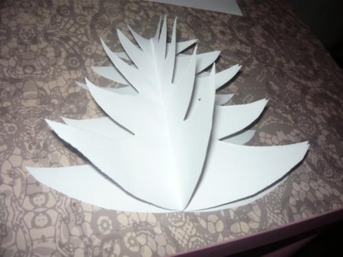 Новогодняя объёмная открытка - аппликация вместе с ребёнком. 03