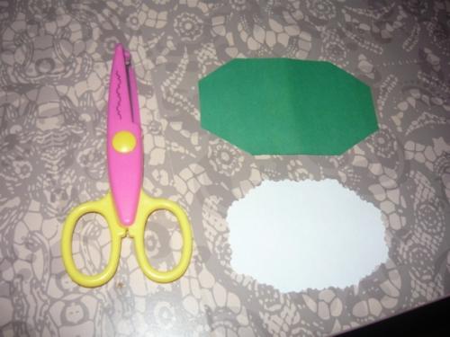 Новогодняя объёмная открытка - аппликация вместе с ребёнком. 06