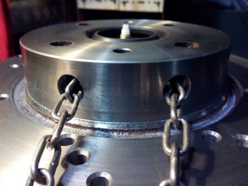 Самодельные настенные часы из автомобильного тормозного диска. 07