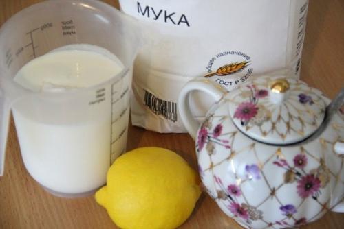 Пышные оладьи на кефире без яиц. 01