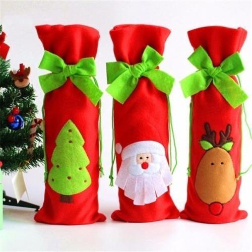 Мы украшаем бутылку игристого напитка. 09