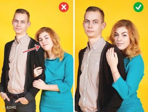 10 трюков, которые помогут избежать самых популярных ошибок при съемке пары в привычных позах. 03