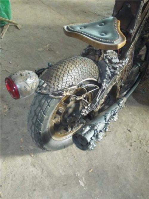 Деревянный мотоцикл из Североморска. 01 Деревянный мотоцикл из Североморска. 01