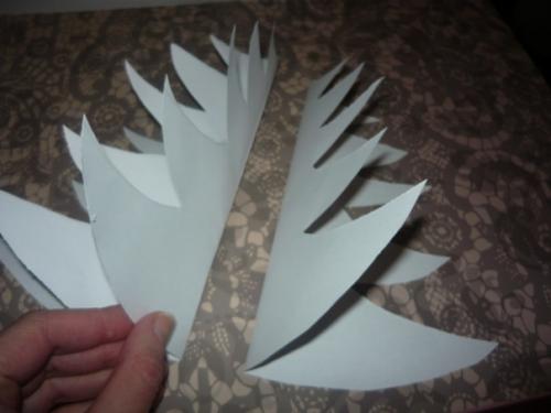 Новогодняя объёмная открытка - аппликация вместе с ребёнком. 02