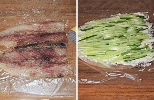 Вкуснейшая и оригинальная закуска из сельди. 03