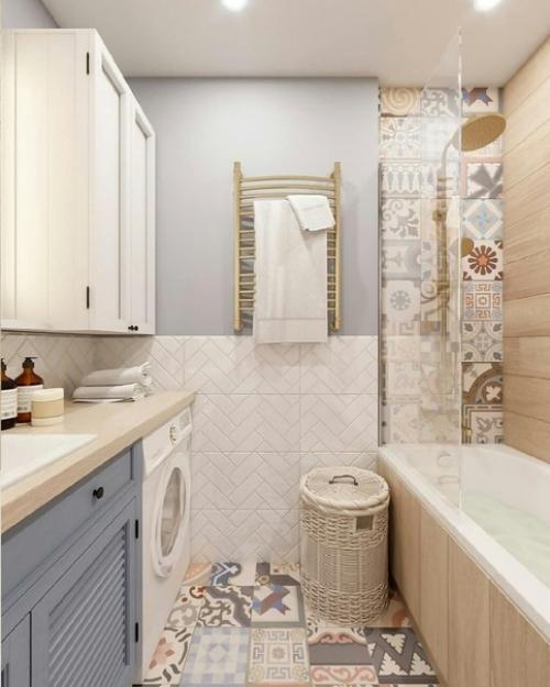 Проект ванной комнаты 3. 7 кв. 02