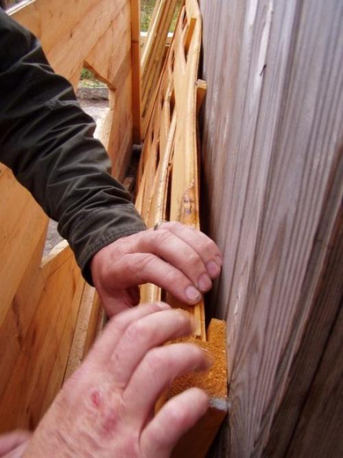 Забор из вагонки. 01 Забор из вагонки. 01