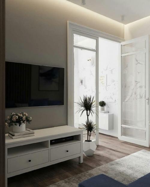 Светлая просторная кухня. 03