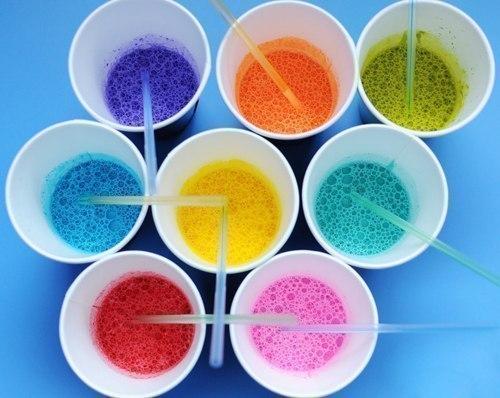 Рисунок мыльными пузырями. 02