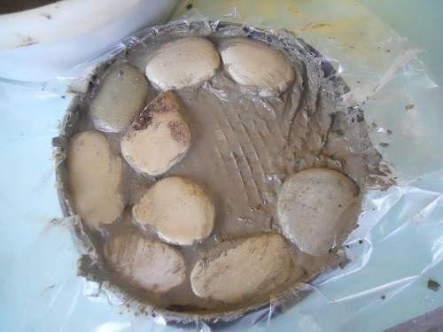 Корзинка из гальки! 01