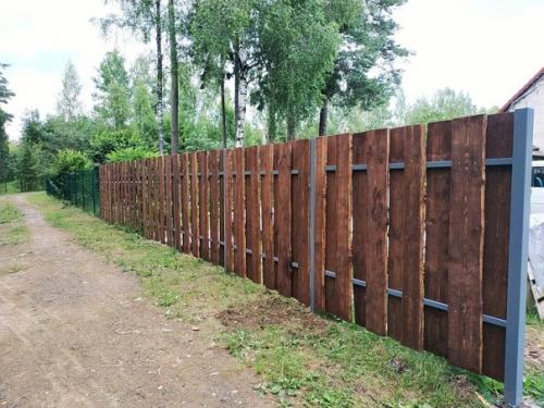 Сделал забор своими руками, оцените пожалуйста. 01