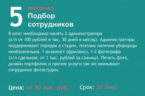 Как открыть фотостудию за пять шагов. 05 Как открыть фотостудию за пять шагов. 05