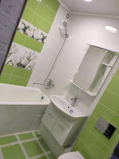 Наконец - то завершил ремонт ванной в квартире сестры оцените! 02