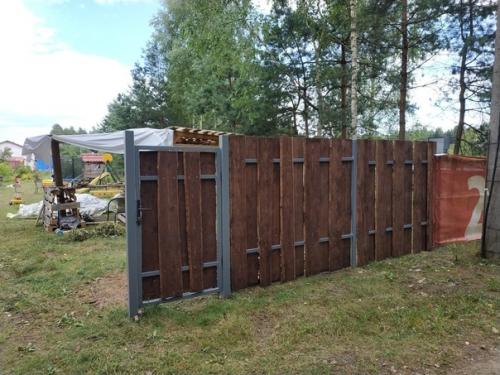 Сделал забор своими руками, оцените пожалуйста. 02