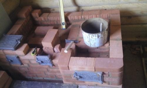 Сделал своими руками печь - шведку, размер 1. 3*1. 01