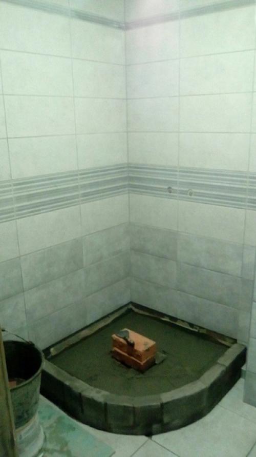 Душевая руками нашего подписчика. 01