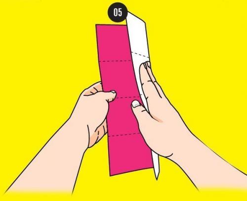 Мы делаем мини - альбомчик из одного листа. 04