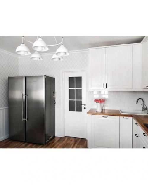 Интерьер светлой кухни. 06