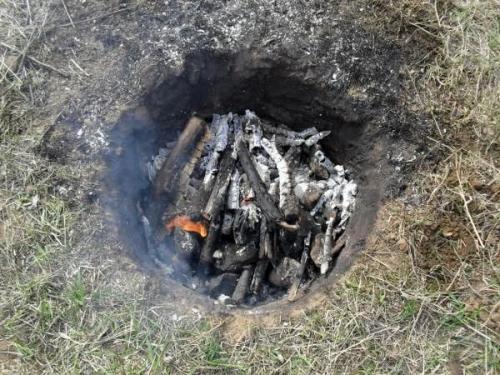 Самодельная грунтовая печь. 03 Самодельная грунтовая печь. 03