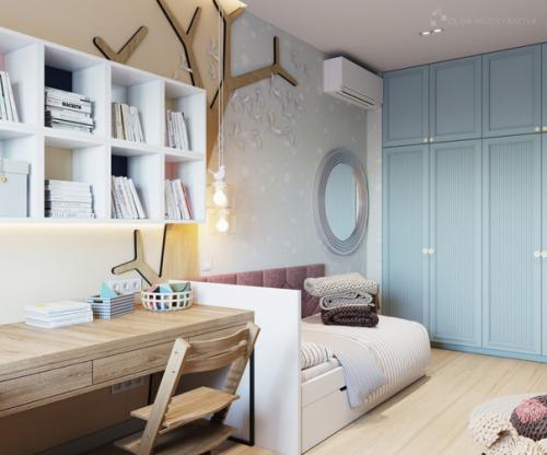 Проект детской комнаты для двух детей. 02