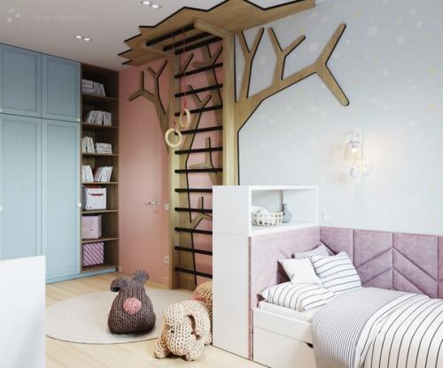 Проект детской комнаты для двух детей. 03
