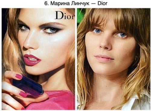 Как лица косметических брендов без тонн мейкапа выглядят. 09