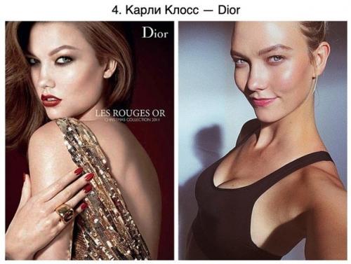 Как лица косметических брендов без тонн мейкапа выглядят. 01