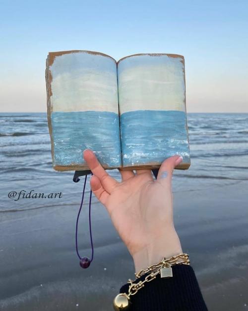 Я запишу в свой блокнот море чтобы никогда его не забыть. 04