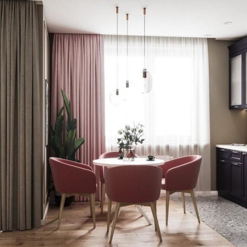 Стильная яркая кухня. 01