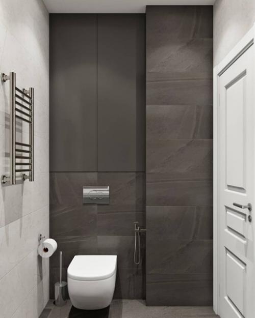 Два варианта оформления гостевого санузла. 01