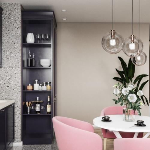 Стильная яркая кухня. 03