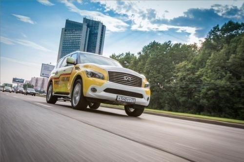 Сумасшедший - разноцветный Infiniti Qx56 Yellow Submarine. 02