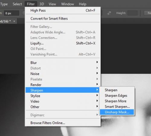Деликатное повышение резкости портрета. 02