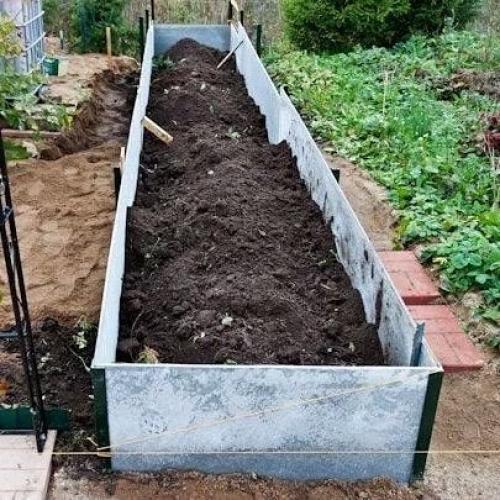 Дачный лайфхак. Простые идеи высоких грядок. 02