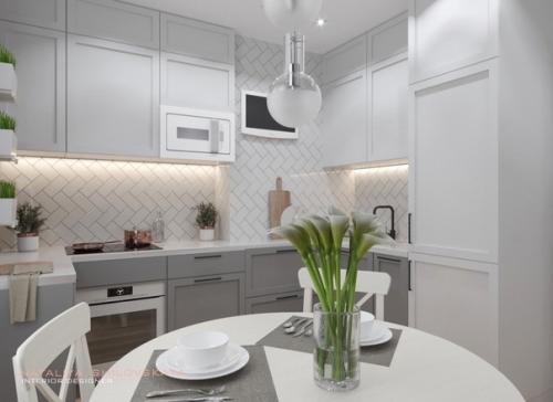 Дизайн - проект кухни от нашей подписчицы. 01
