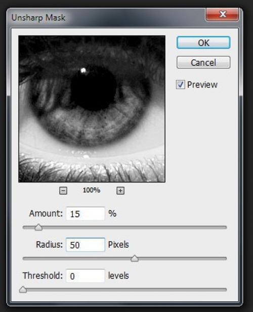 Деликатное повышение резкости портрета. 03