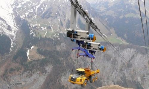 В высокогорных районах Альп строится крупная гидроэлектростанция линт - лиммерн. 01