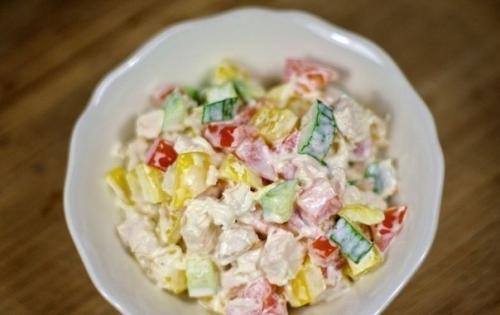 Подборка салатов со свежими огурчиками. 08 Подборка салатов со свежими огурчиками. 08