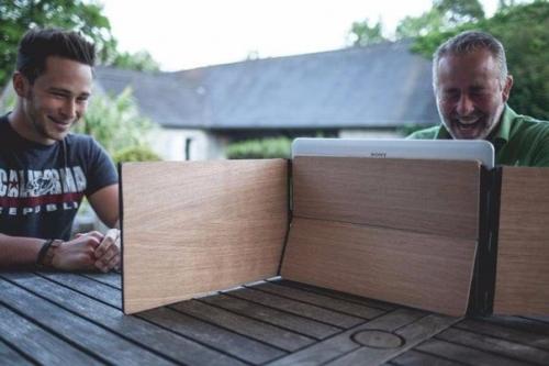 Slidenjoy - портативный ноутбук с тремя экранами. 03