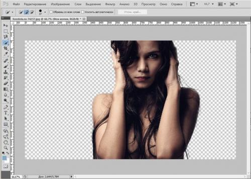 Выделение волос.  Метод выделения, который прекрасно подойдет для выделения такого сложного объекта, как волосы. 06 Выделение волос.  Метод выделения, который прекрасно подойдет для выделения такого сложного объекта, как волосы. 06