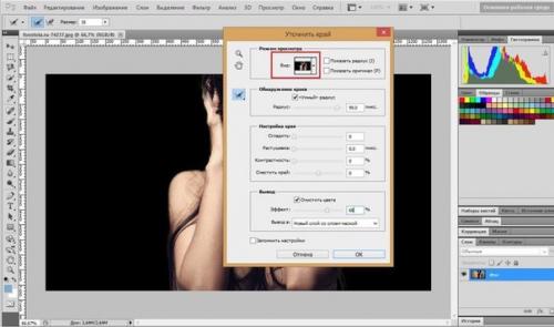 Выделение волос.  Метод выделения, который прекрасно подойдет для выделения такого сложного объекта, как волосы. 04 Выделение волос.  Метод выделения, который прекрасно подойдет для выделения такого сложного объекта, как волосы. 04