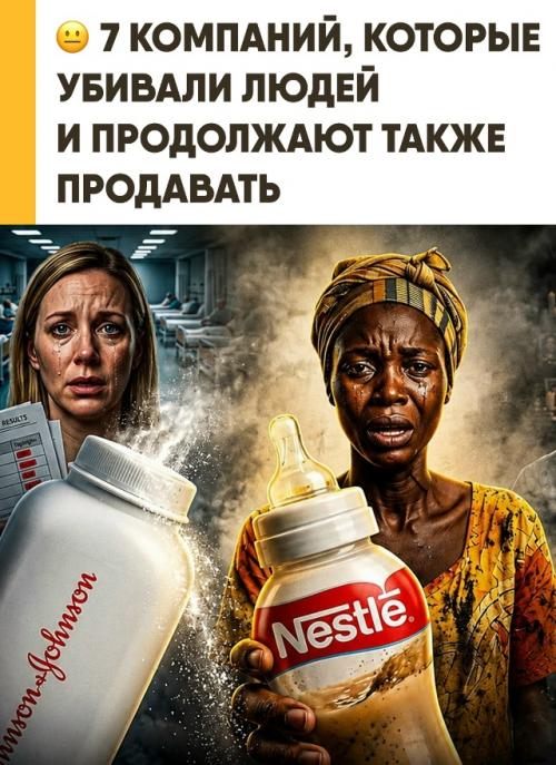 Крупнейшие мировые корпорации десятилетиями огромные состояния на смертельной продукции зарабатывали. 

