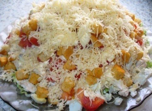 Подборка салатов со свежими огурчиками. 01 Подборка салатов со свежими огурчиками. 01