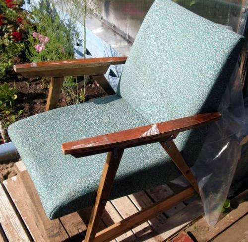 Садовое кресло: вторая жизнь. 01