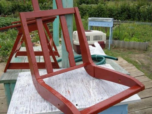 Садовое кресло: вторая жизнь. 02