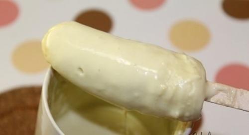 Замороженные бананы в белом шоколаде. 04 Замороженные бананы в белом шоколаде. 04