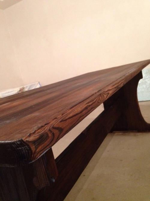 Брашировка древесины.  Главное делать все аккуратно и без фанатизма. 03